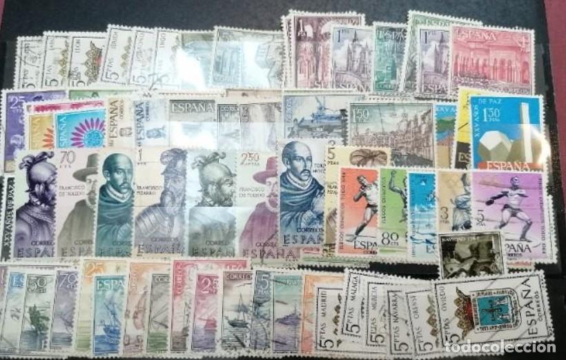 Sellos: ESPA&Ntilde;A A&Ntilde;O 1964 COMPLETO CON ESCUDOS USADOS
