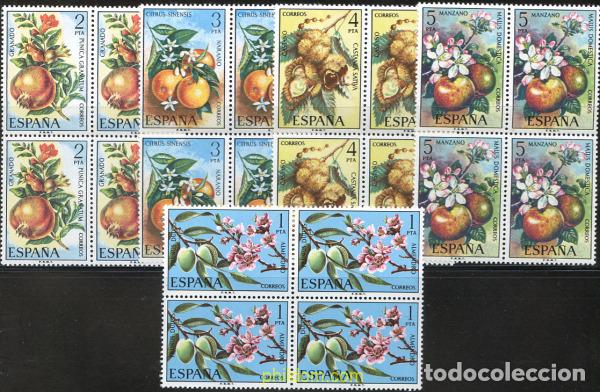 Sellos: 235766 MNH ESPA&Ntilde;A 1975 FLORES Y FRUTOS