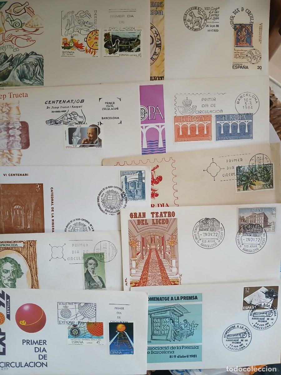 Sellos: LOTE 10 SOBRES ESPA&Ntilde;OLES MATASELLADOS