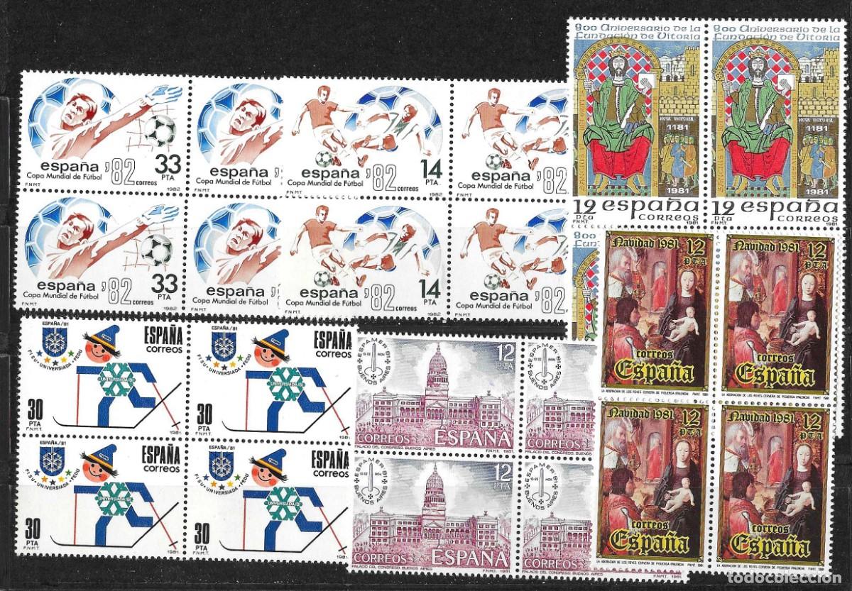 Sellos: Sellos de Espa&ntilde;a Sellos nuevos** en bloque de 4 Segundo centenario . lote N&ordm; 2