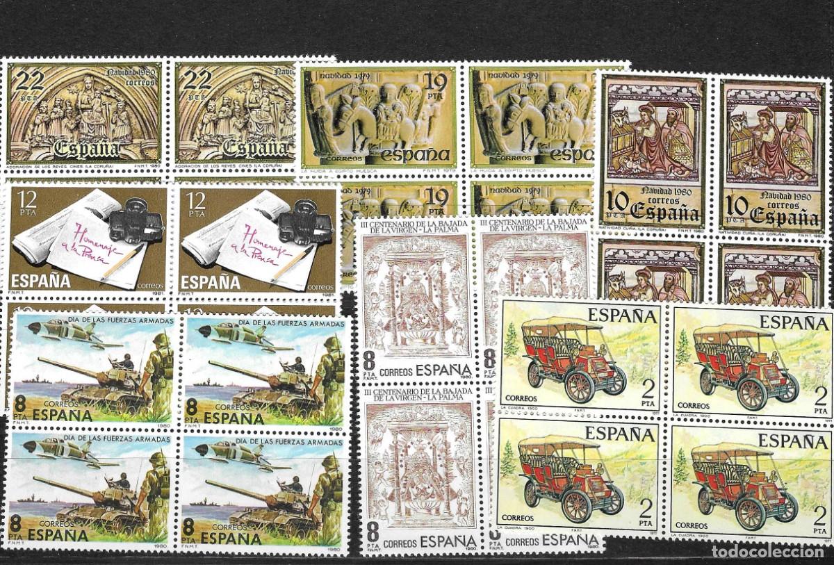 Sellos: Sellos de Espa&ntilde;a Sellos nuevos** en bloque de 4 Segundo centenario . lote N&ordm; 3