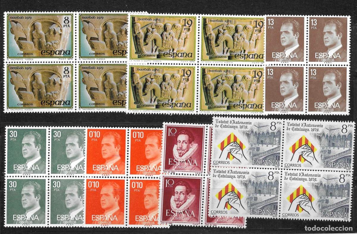 Sellos: Sellos de Espa&ntilde;a Sellos nuevos** en bloque de 4 Segundo centenario . lote N&ordm; 6