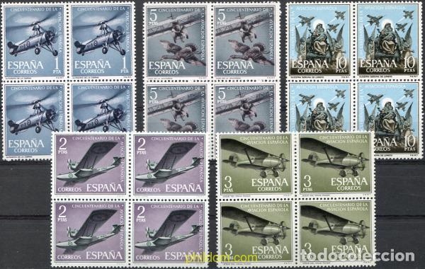 Sellos: 233679 MNH ESPA&Ntilde;A 1961 50 ANIVERSARIO DE LA AVIACION ESPA&Ntilde;OLA