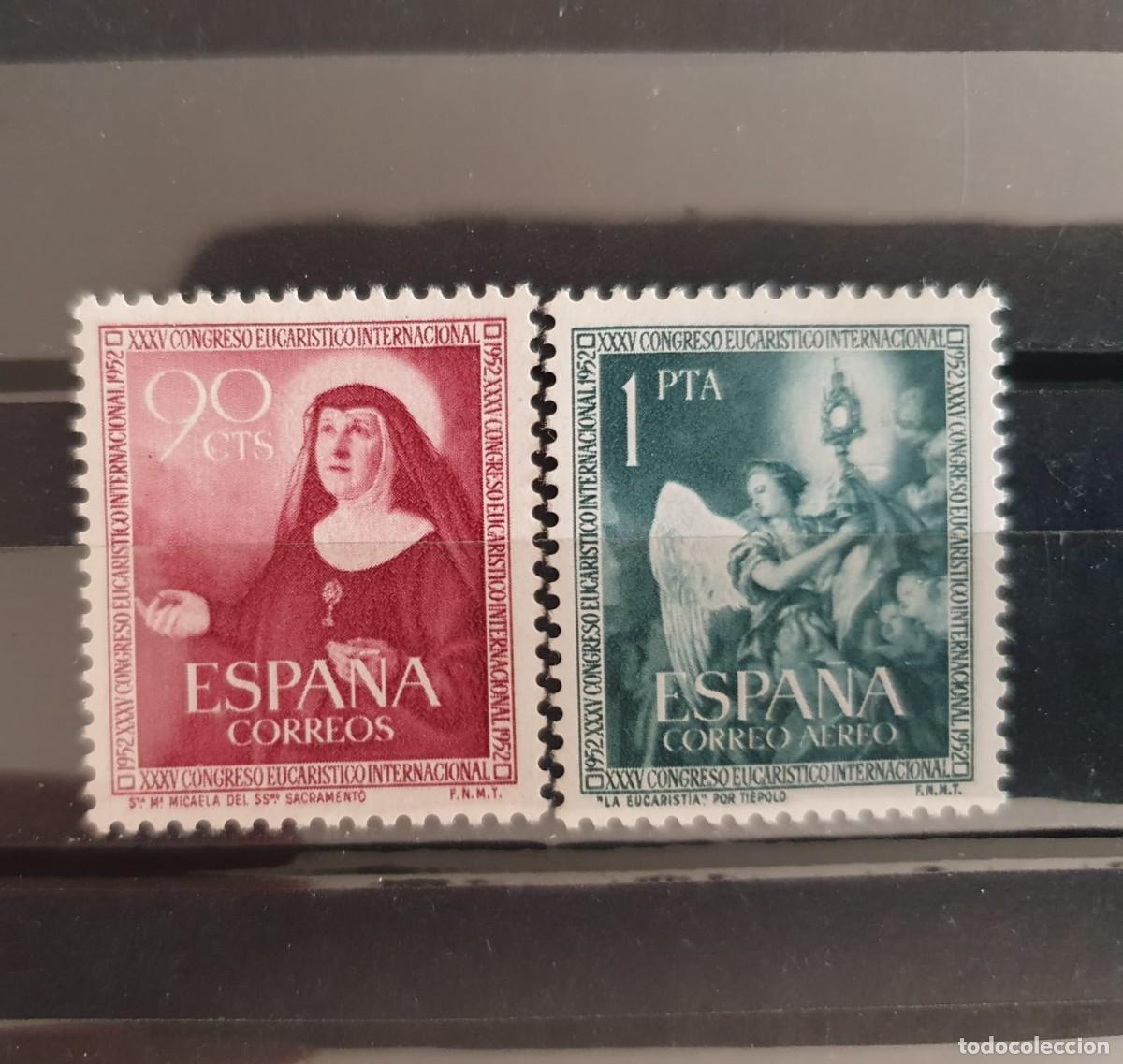 Sellos: SERIE COMPLETA EDIFIL 1116 ** 1117 ** ESPA&Ntilde;A 1952