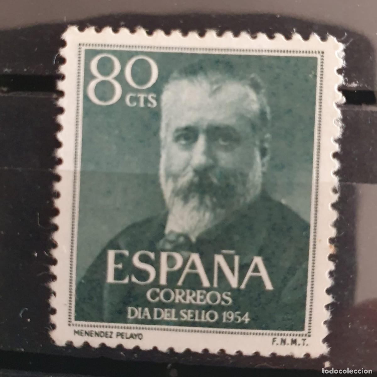 Sellos: EDIFIL 1142 ** MENENDEZ ESPA&Ntilde;A 1954