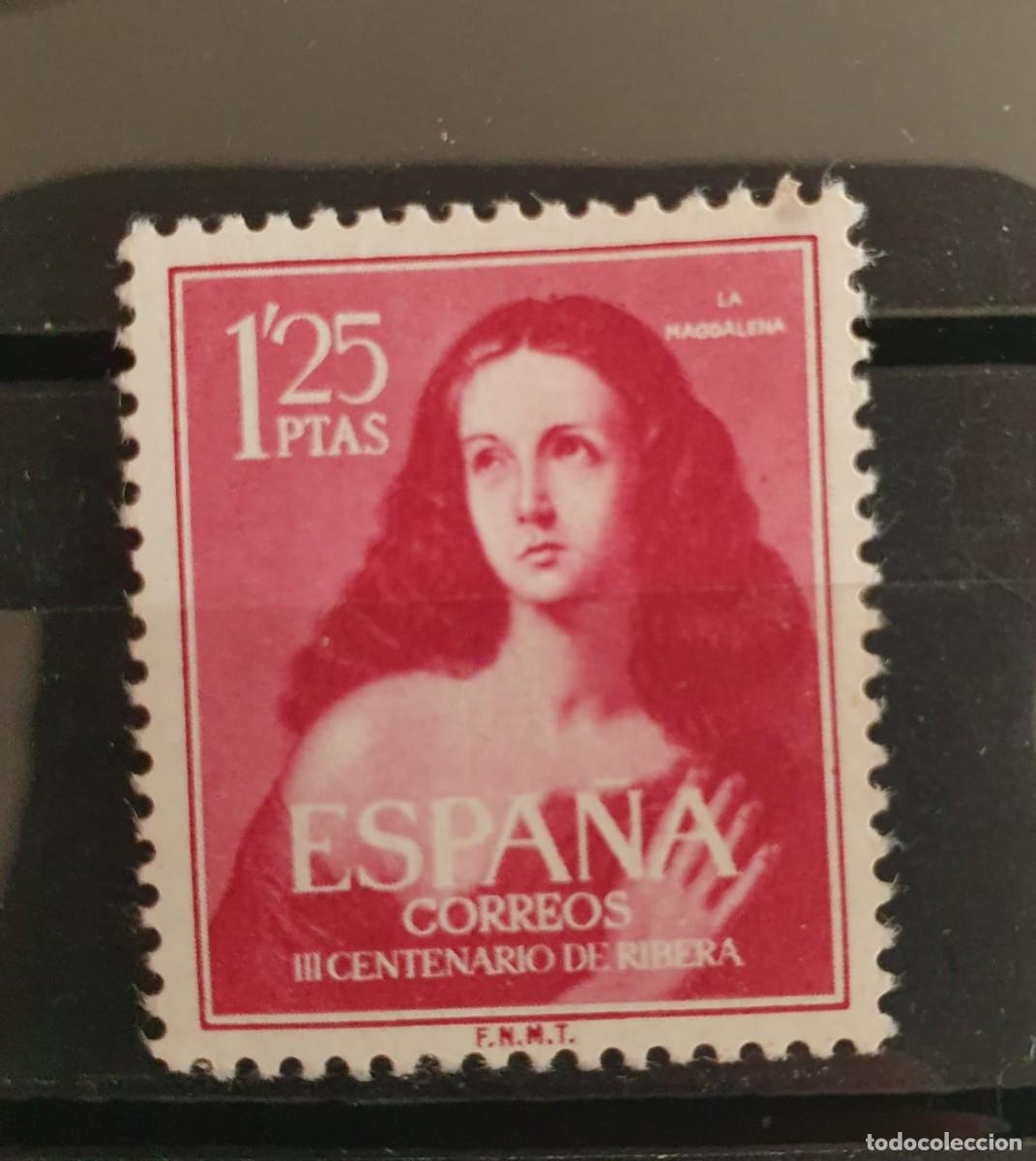 Sellos: EDIFIL 1129 ** RIBERA ESPA&Ntilde;A 1954 - Foto 1