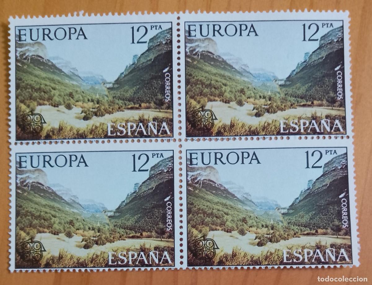 Sellos: ESPA&Ntilde;A - V/F 12 PTA - TIRA NUEVA -EDIFIL 2414, A&Ntilde;O 1977 - EUROPA, CEPT, PARQUE ORDESA