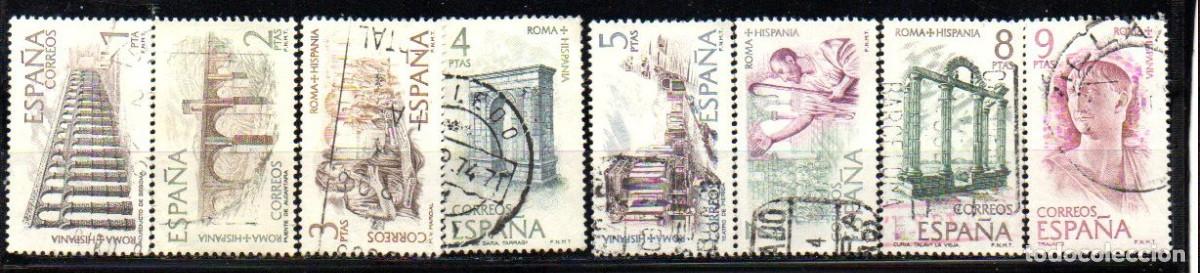 Sellos: SERIE SELLOS ESPA&Ntilde;A A&Ntilde;O 1974 ROMA USADOS EDIFIL N&ordm; 2184-91 COMPLETA