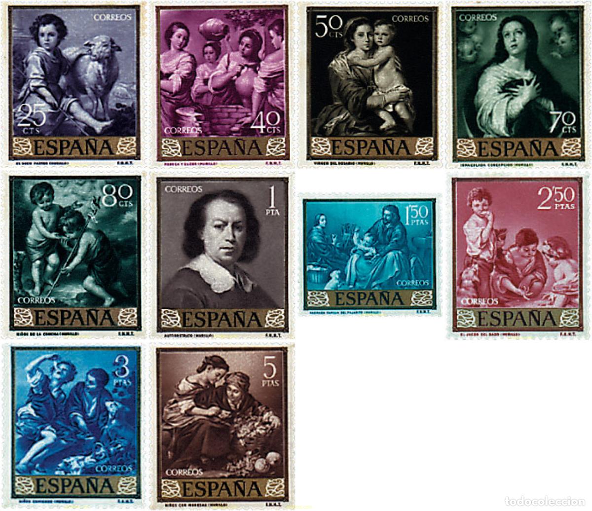 Sellos: 84418 MNH ESPA&Ntilde;A 1960 DIA DEL SELLO. BARTOLOME ESTEBAN MURILLO