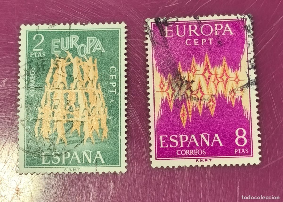 Sellos: Espa&ntilde;a 1972 Europa - CEPT. Edifil 2090/2091 serie completa