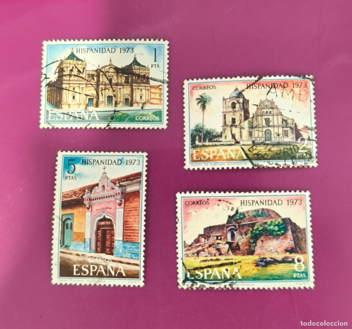 Sellos: Espa&ntilde;a 1973 Hispanidad. Edifil 2154/2157 serie completa
