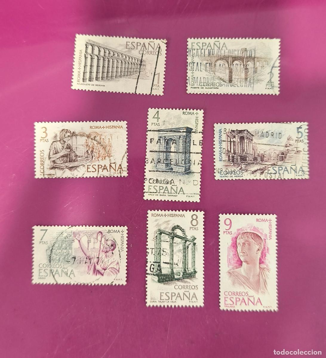 Sellos: Espa&ntilde;a 1974 Roma - Hispania. Edifil 2184/2191 serie completa