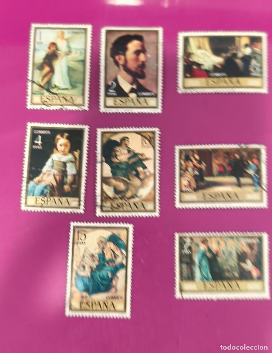 Sellos: Espa&ntilde;a 1974 Eduardo Rosales y Mart&iacute;n. Edifil 2203/2210 serie completa