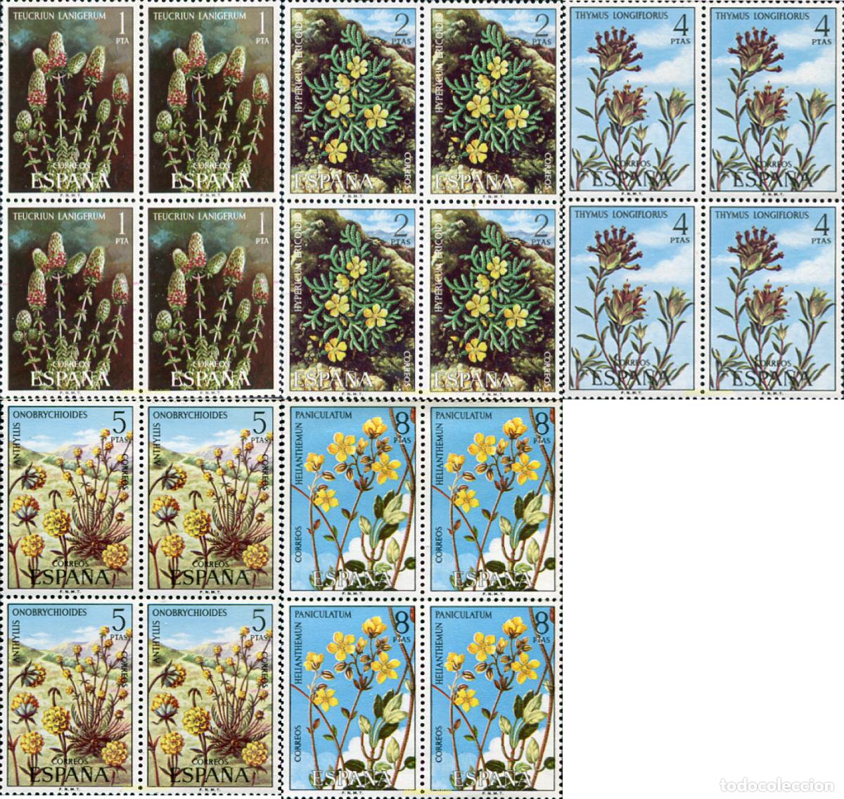 Sellos: 326498 MNH ESPA&Ntilde;A 1974 FLORA 1974