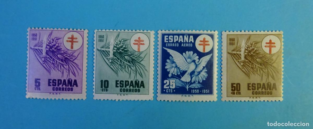 Sellos: ESPA&Ntilde;A 1950 SELLOS PROTUBERCULOSOS EDIFIL 1084/1087
