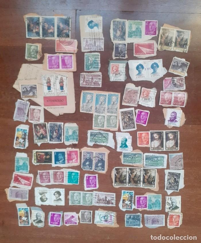 Sellos: Lote sellos Espa&ntilde;a 75 sellos a&ntilde;os 60/70/80 oferta env&iacute;o ordinario gratis
