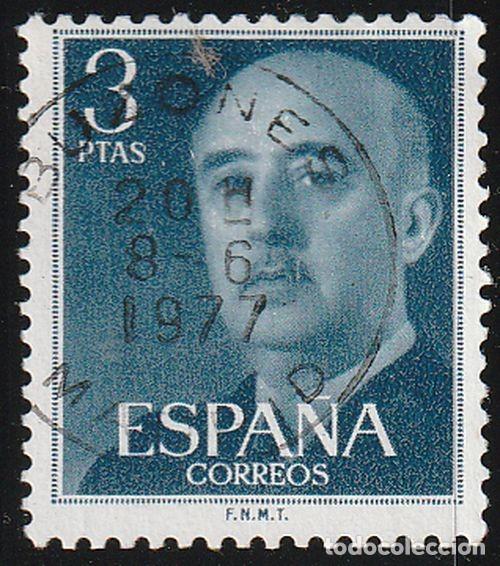 Sellos: Espa&ntilde;a 1955 Edifil 1159 Sello &ordm; General Francisco Franco Bahamonde (1892-1975) Michel 1052 Yvert 866