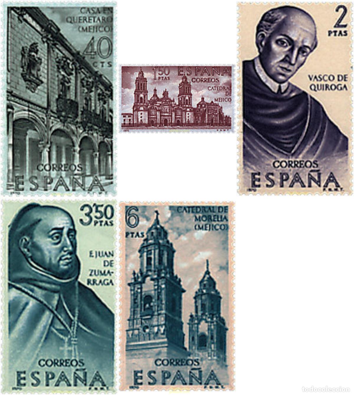Sellos: 84776 MNH ESPA&Ntilde;A 1970 FORJADORES DE AMERICA