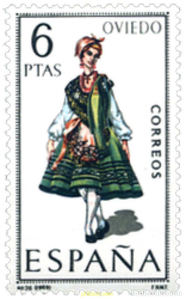 Sellos: 115361 MNH ESPA&Ntilde;A 1969 TRAJES TIPICOS DE PROVINCIAS ESPA&Ntilde;OLAS