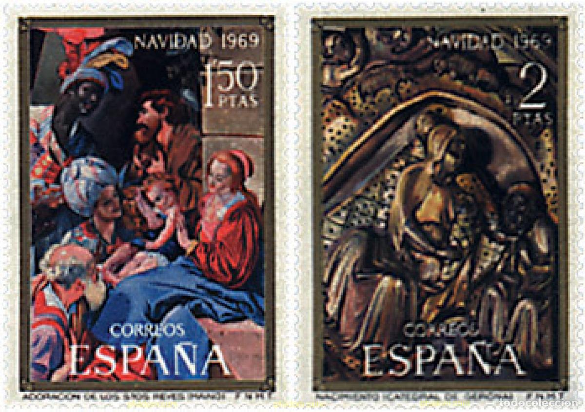 Sellos: 84762 MNH ESPA&Ntilde;A 1969 NAVIDAD