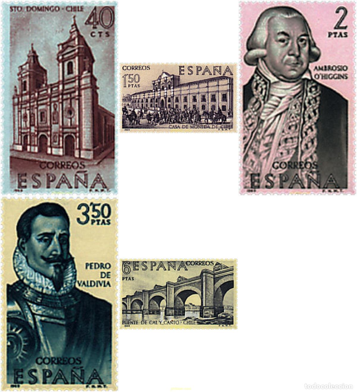 Sellos: 84761 MNH ESPA&Ntilde;A 1969 FORJADORES DE AMERICA