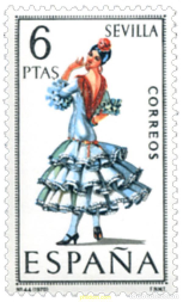Sellos: 130910 MNH ESPA&Ntilde;A 1970 TRAJES TIPICOS DE PROVINCIAS ESPA&Ntilde;OLAS