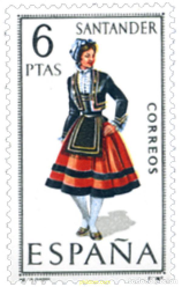 Sellos: 115443 MNH ESPA&Ntilde;A 1970 TRAJES TIPICOS DE PROVINCIAS ESPA&Ntilde;OLAS