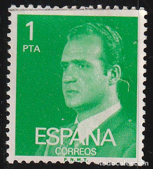 Sellos: Espa&ntilde;a 1977 Edifil 2390 Sello &ordm; Personajes Retrato Rey Juan Carlos I Michel 2281x Yvert 2034 Spain