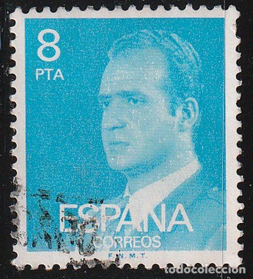 Sellos: Espa&ntilde;a 1977 Edifil 2393 Sello &ordm; Personajes Retrato Rey Juan Carlos I Michel 2306x Yvert 2058 Spain