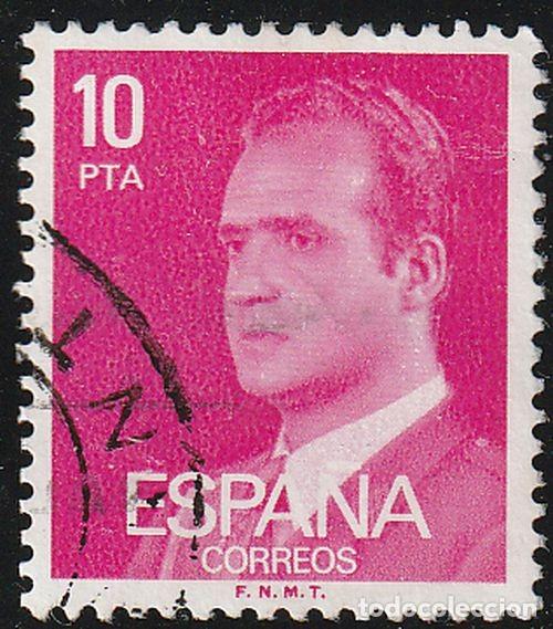 Sellos: Espa&ntilde;a 1977 Edifil 2394 Sello &ordm; Personajes Retrato Rey Juan Carlos I Michel 2307x Yvert 2059 Spain