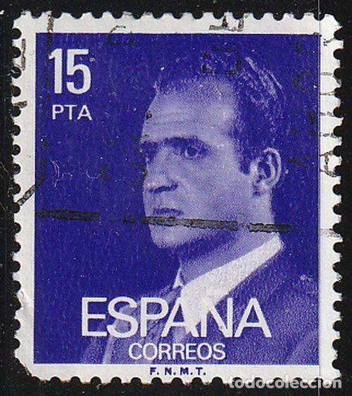 Sellos: Espa&ntilde;a 1977 Edifil 2394 Sello &ordm; Personajes Retrato Rey Juan Carlos I Michel 2307x Yvert 2059 Spain