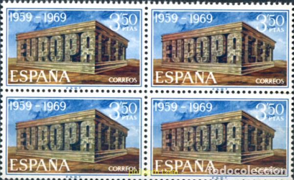 Sellos: 324029 MNH ESPA&Ntilde;A 1969 EUROPA CEPT. 10 ANIVERSARIO DE LA CEPT