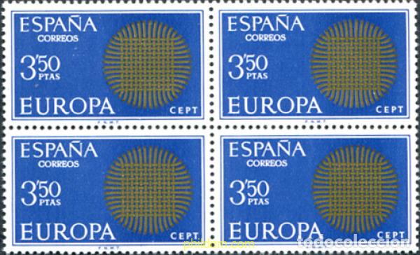 Sellos: 324030 MNH ESPA&Ntilde;A 1970 EUROPA CEPT. SOL FLAMANTE