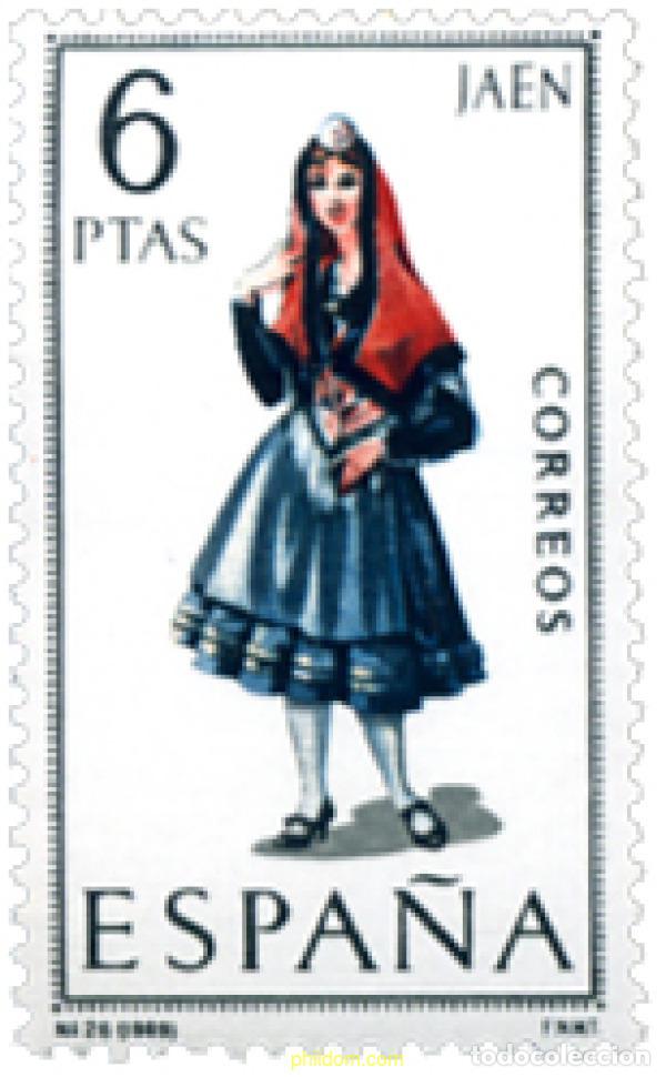 Sellos: 115359 MNH ESPA&Ntilde;A 1969 TRAJES TIPICOS DE PROVINCIAS ESPA&Ntilde;OLAS