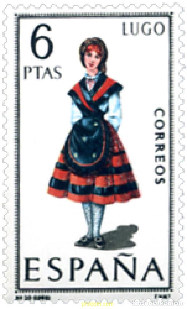Sellos: 115355 MNH ESPA&Ntilde;A 1969 TRAJES TIPICOS DE PROVINCIAS ESPA&Ntilde;OLAS