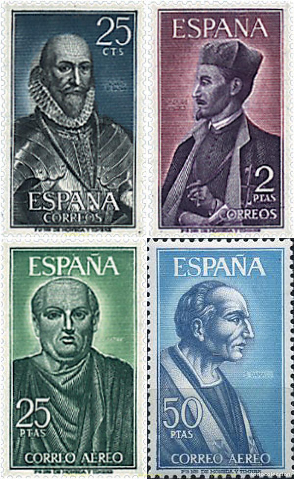 Sellos: 84628 MNH ESPA&Ntilde;A 1966 PERSONAJES ESPA&Ntilde;OLES