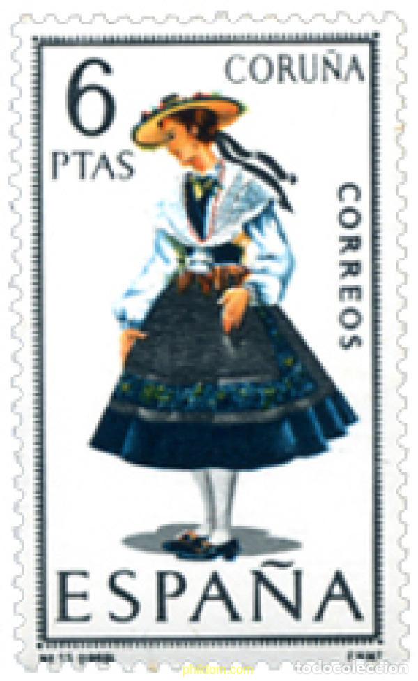 Sellos: 115262 MNH ESPA&Ntilde;A 1968 TRAJES TIPICOS DE PROVINCIAS ESPA&Ntilde;OLAS