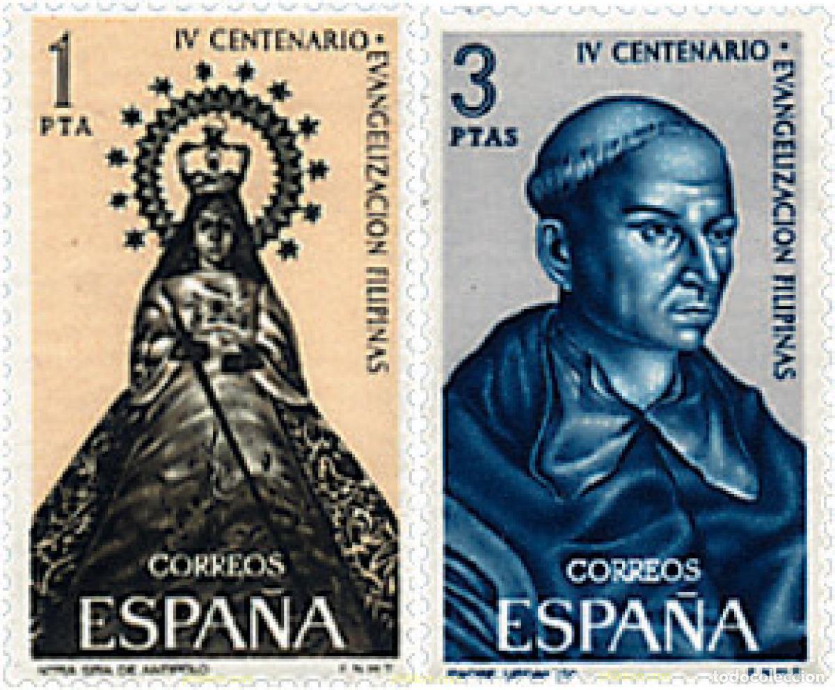 Selos: 130879 MNH ESPA&Ntilde;A 1965 4 CENTENARIO DE LA EVANGELIZACION DE FILIPINAS