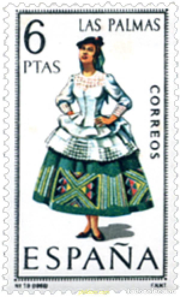 Selos: 115271 MNH ESPA&Ntilde;A 1968 TRAJES TIPICOS DE PROVINCIAS ESPA&Ntilde;OLAS