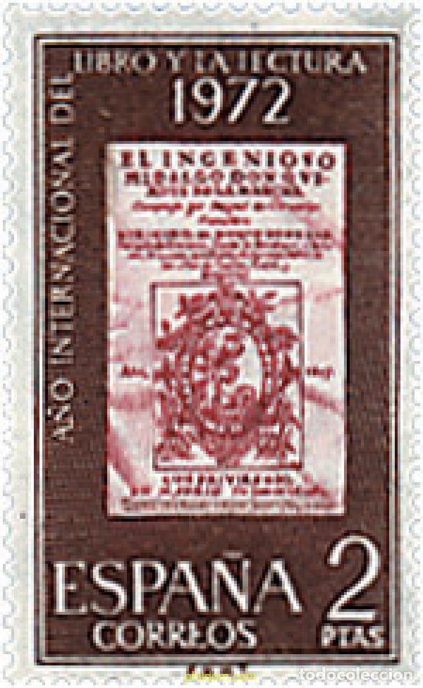 Sellos: 84834 MNH ESPA&Ntilde;A 1972 A&Ntilde;O INTERNACIONAL DEL LIBRO Y LA LECTURA