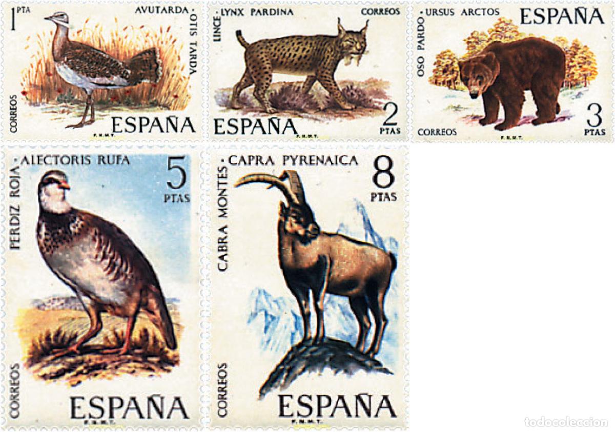 Sellos: 84818 MNH ESPA&Ntilde;A 1971 FAUNA IBERICA