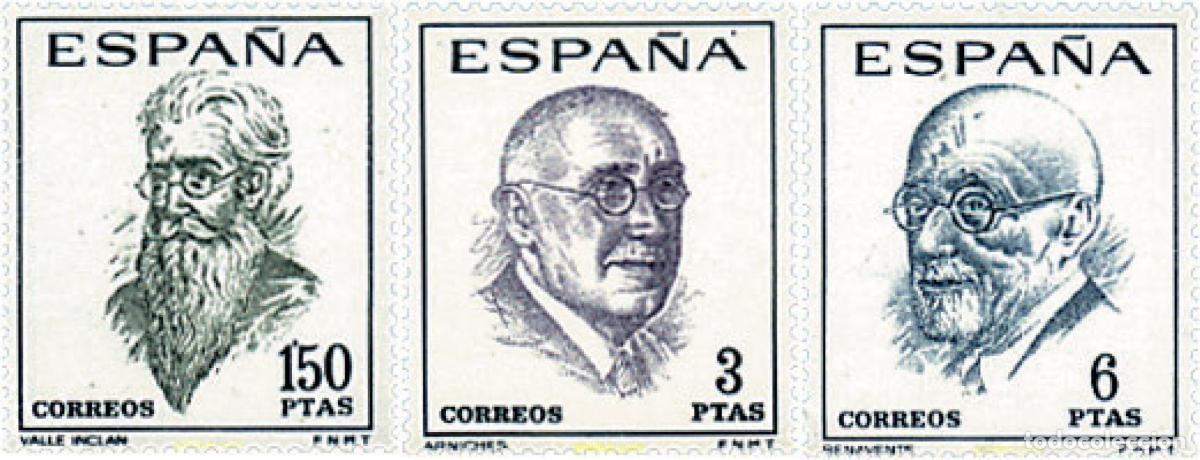 Sellos: 130885 MNH ESPA&Ntilde;A 1966 CENTENARIOS