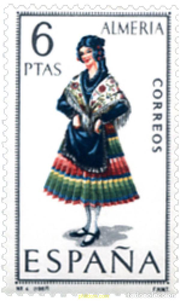Sellos: 115149 MNH ESPA&Ntilde;A 1967 TRAJES TIPICOS DE ESPA&Ntilde;A