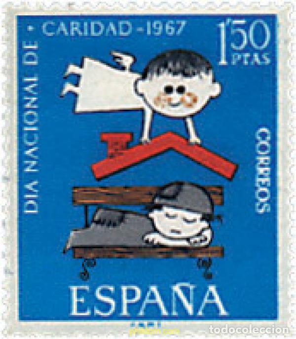 Sellos: 84665 MNH ESPA&Ntilde;A 1967 PRO CARITAS ESPA&Ntilde;OLA