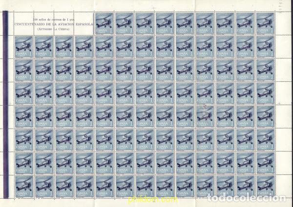 Sellos: 373424 MNH ESPA&Ntilde;A 1961 50 ANIVERSARIO DE LA AVIACION ESPA&Ntilde;OLA