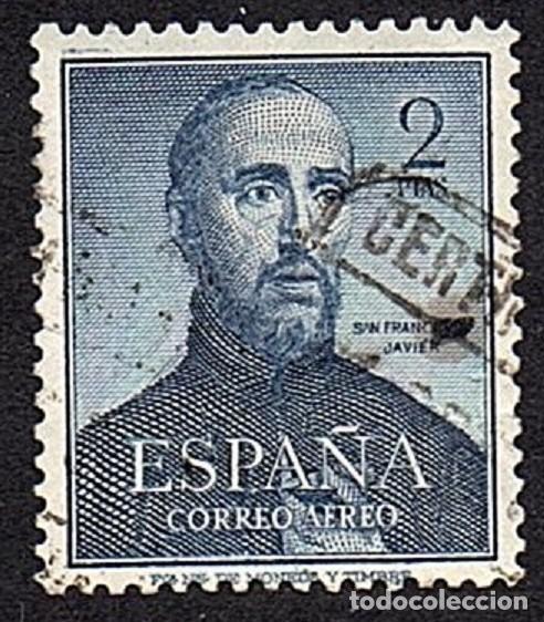 Sellos: SELLO USADO DE ESPA&Ntilde;A - IV CENT.DE SAN FRANCISCO JAVIER - A&Ntilde;O 1.952