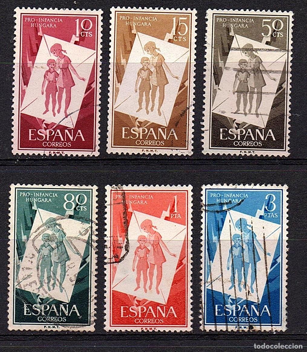 Sellos: SERIE USADA PRO INFANCIA HUNGARA - A&Ntilde;O 1.956