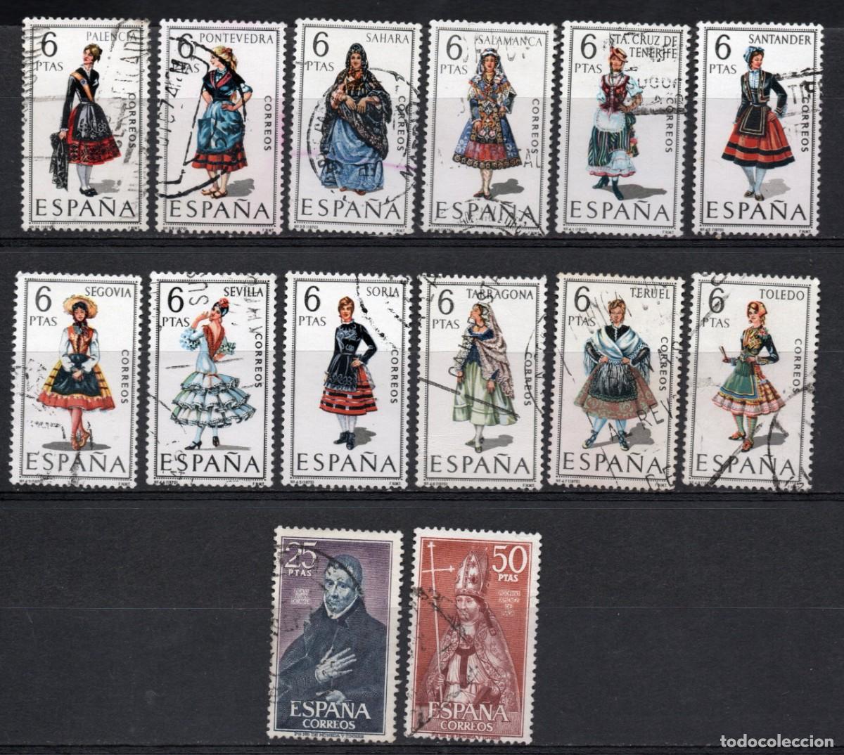 Sellos: VARIAS SERIES COMPLETAS USADAS DE ESPA&Ntilde;A A&Ntilde;O 1.970 (5) - Foto 1