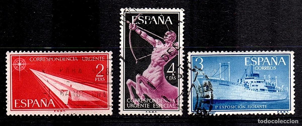 Sellos: VARIAS SERIES COMPLETAS USADAS DE ESPA&Ntilde;A A&Ntilde;O 1.956 (1) - Foto 1