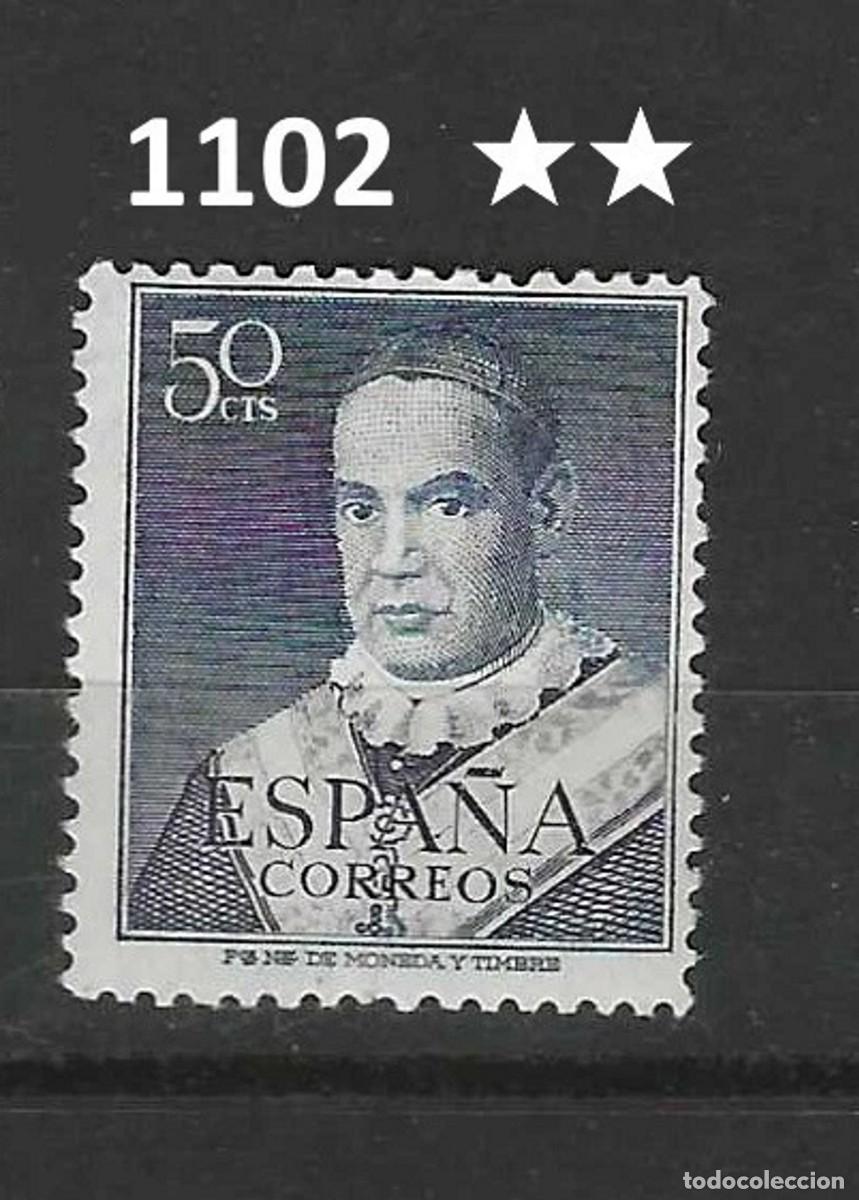 Sellos: Sellos Espa&ntilde;a 1951. Edifil 1102. ★★ SIN FIJASELLOS MNH SAN ANTONIO MARIA CLARET